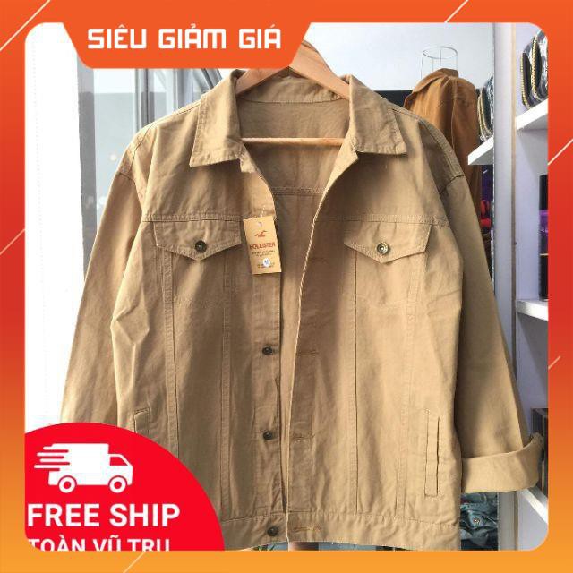 [ Hình thật] Áo khoác kaki Unisex nhiều màu