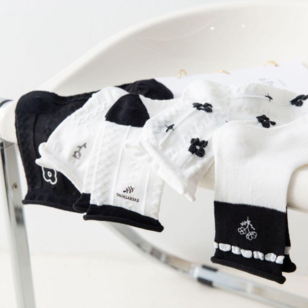 Vớ Đồng Phục Họa Tiết Lá Cây Dễ Thương Phong Cách Hàn Quốc 1 Cho Nữ