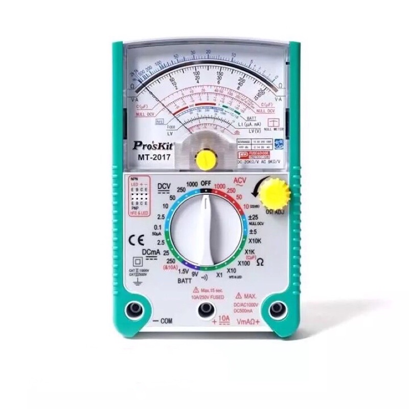 Đồng Hồ Đo Điện Vạn Năng Kim ProsKit MT-2017N