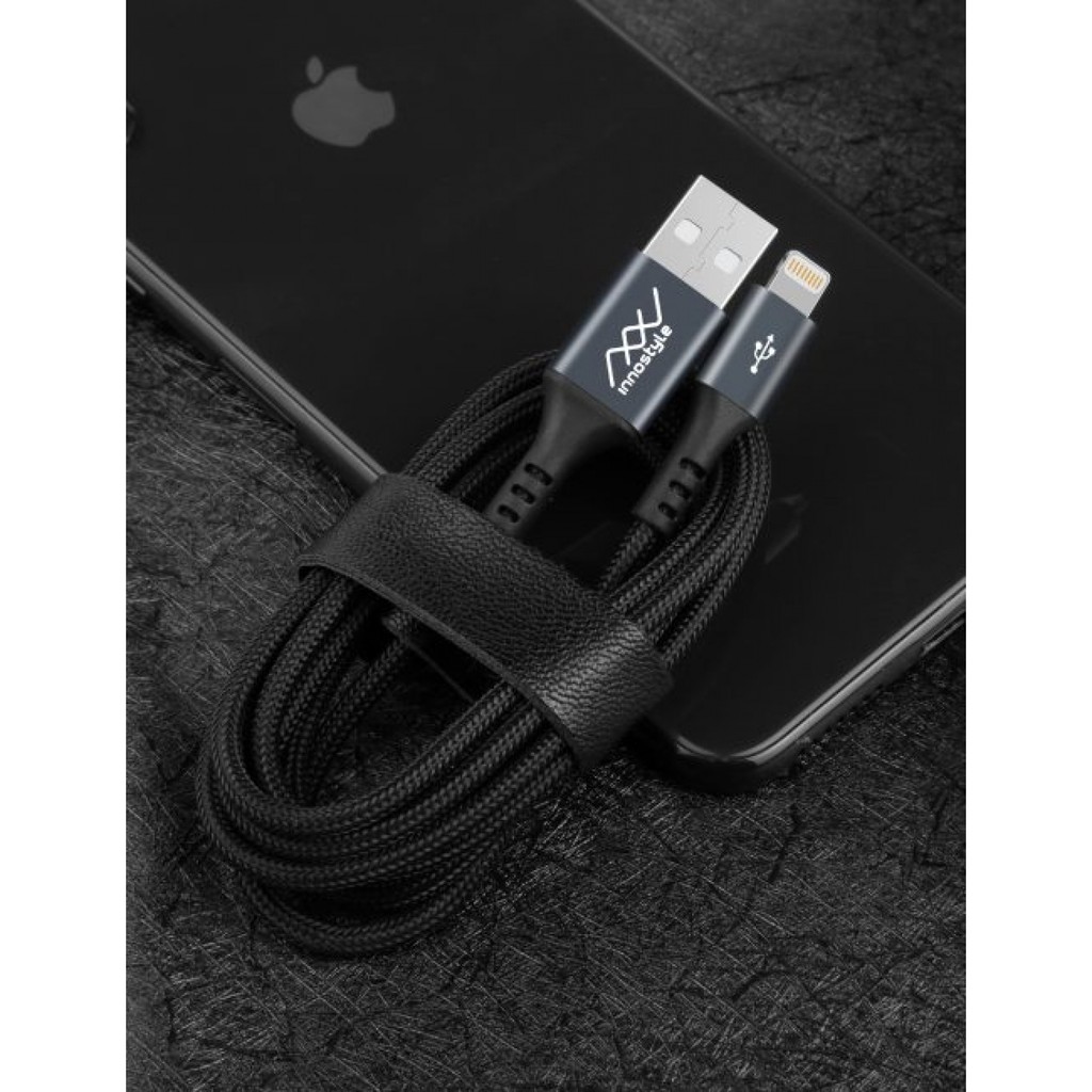 CÁP INNOSTYLE DURAFLEX 1.5M USB-A TO LIGHTNING