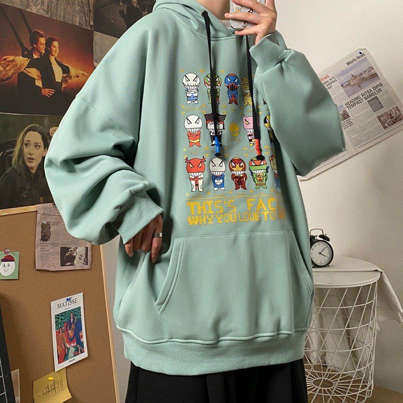 Áo Hoodie Nỉ Ngoại Nam Nữ in Cây Kẹo và Chữ Swe Love You Siêu Dễ Thương Hot Teen [Xưởng Sỉ Giá Gốc]