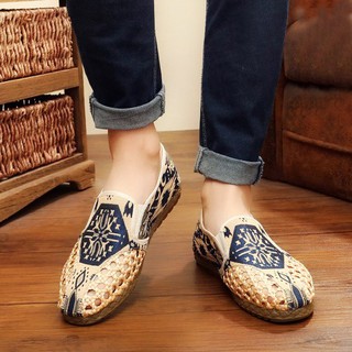 GIẦY VẢI NAM  NỮ THÊU HÌNH