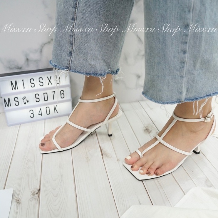 Giày sandal nữ chiến binh xỏ ngón 5cm thời trang MYSS - SD76