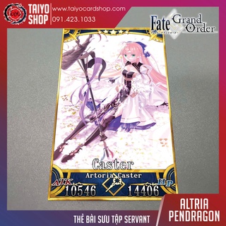 Thẻ bài custom card bánh xốp anime Fate/Grand Order FGO để sưu tầm tự chọn Artoria Caster Castoria