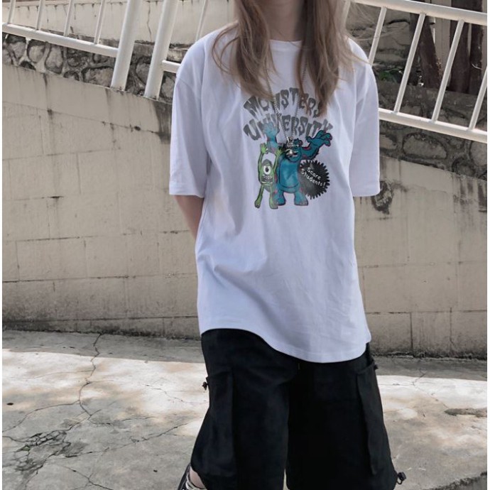 ÁO THUN, ÁO PHÔNG TAY LỠ UNISEX FORM RỘNG OVERSIZE HOẠT HÌNH ANIME M353 KL SHOP