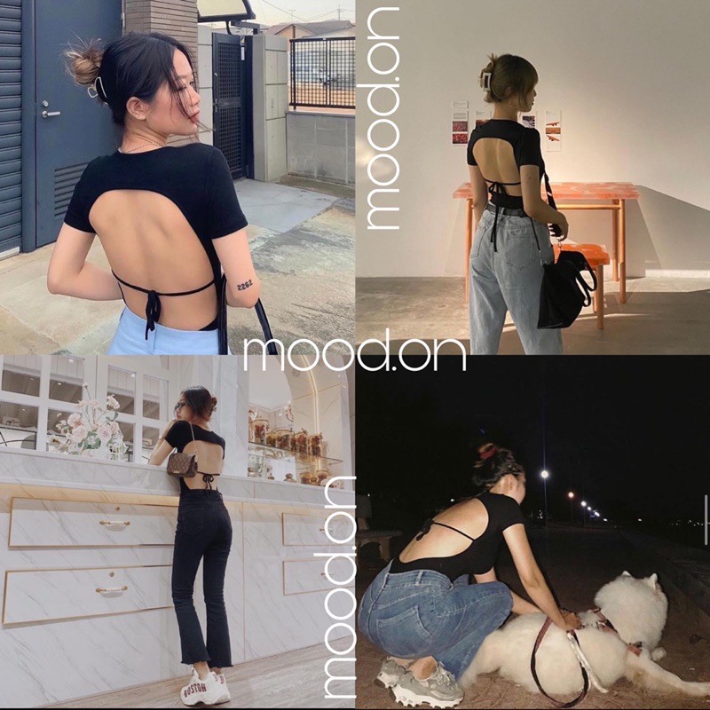 Áo bodysuit đen cộc tay | BigBuy360 - bigbuy360.vn