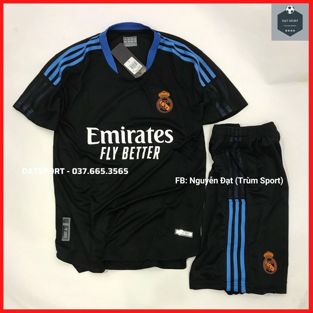 Quần áo bóng đá Real Madrid ⚡FREESHIP⚡ Bộ Áo Đấu CLB Real Madrid Training 2021. Hàng Gai Thái Cao Cấp