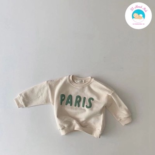 Áo nỉ Paris style cho bé trai và bé gái chất đẹp