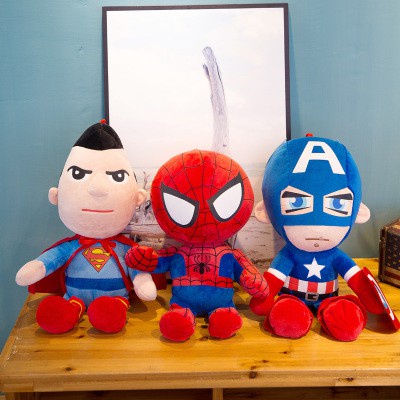 Gấu bông siêu mền mịn hình siêu nhân size 45-50cm cho bé trai, bé gái