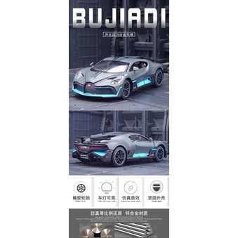 ToyToyMan ✨ Mô Hình Xe Hợp Kim Bugatti DIVO Tỉ Lệ 1:32 ô tô đồ chơi/vật trang trí/Món quà sinh nhật