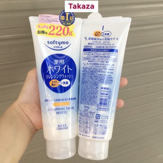 Sữa rửa mặt Kose Softymo 220g Nhật Bản