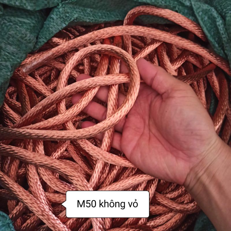 Dây đồng mềm M25 vỏ trong, M50 vỏ trong, M50 không vỏ chế máy hàn cell pin