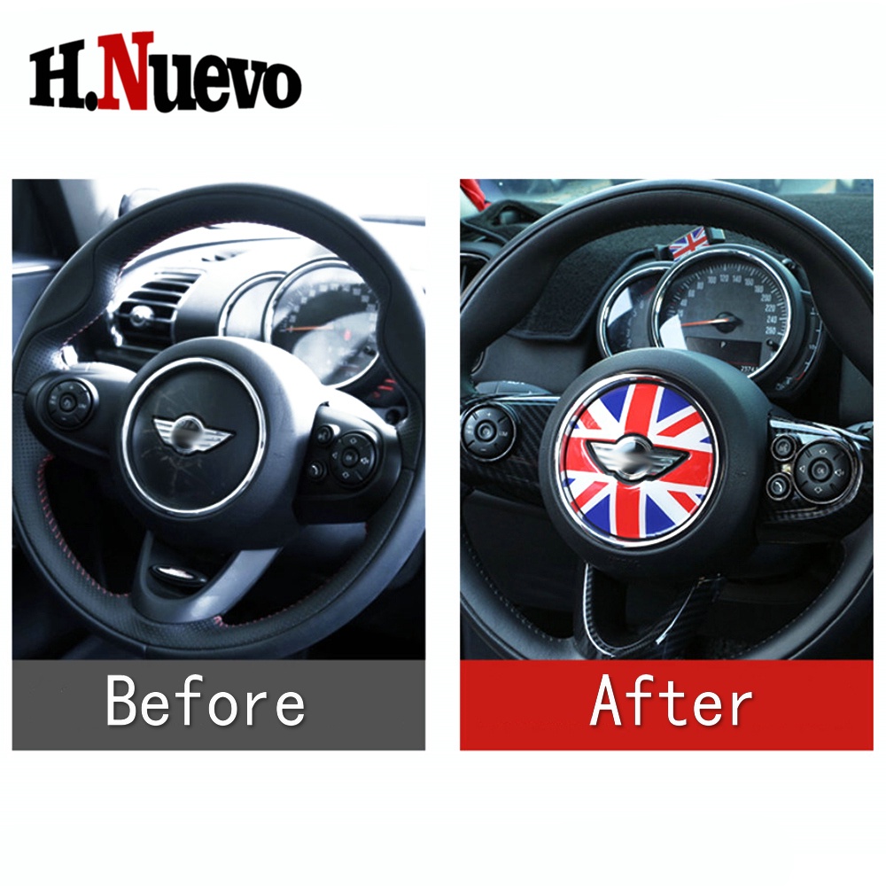 Miếng Dán Trang Trí Vô Lăng Xe Hơi MINI Cooper F56 F55 F57 F60 Clubman F54