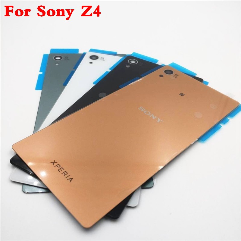 Nắp Lưng Điện Thoại Bằng Kính Cao Cấp Cho Sony Xperia Z4 Z3 + Z3 Plus E6553