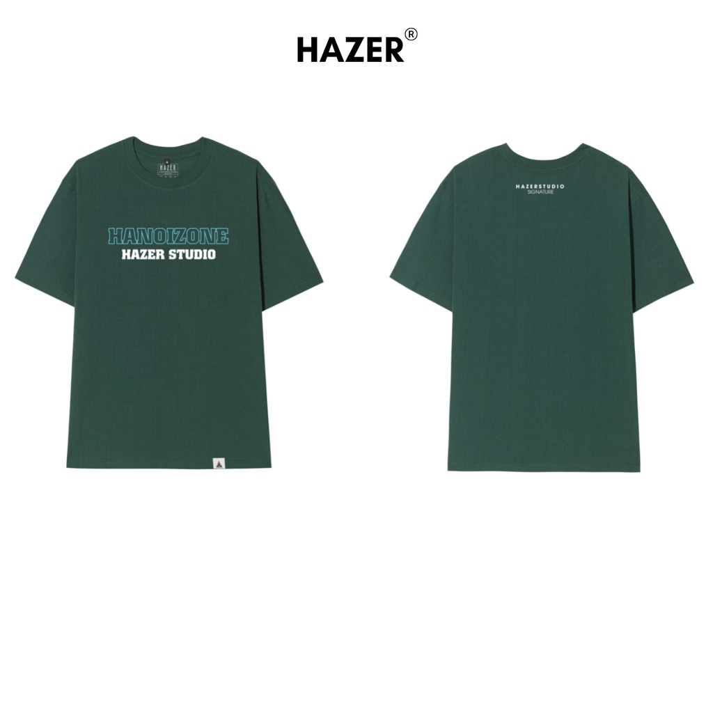 Áo thun Local Brand unisex Signature HANOIZONE - Áo phông nam nữ cổ tròn form rộng oversize Local Br