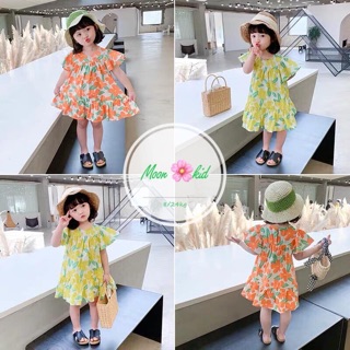 Váy đũi tơ Daisy cho bé gái