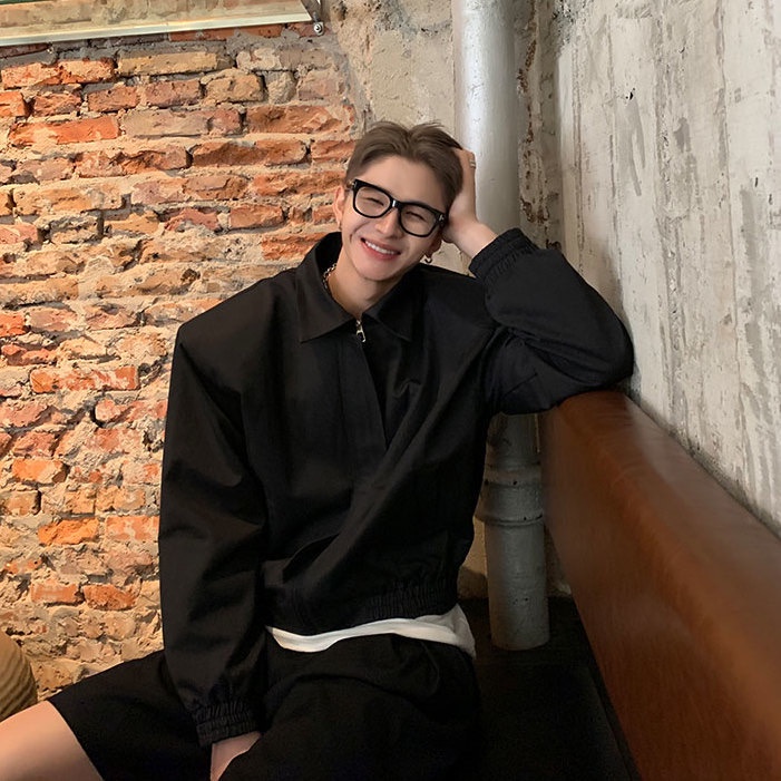 Áo Khoác Dáng Rộng Thời Trang Mùa Thu Phong Cách Hàn Quốc Cho Nam Giới