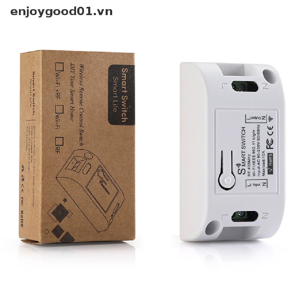 Công Tắc Thông Minh Không Dây Kết Nối WiFi Điều Khiển Bằng Giọng Nói Tiện Dụng Cho Gia Đình