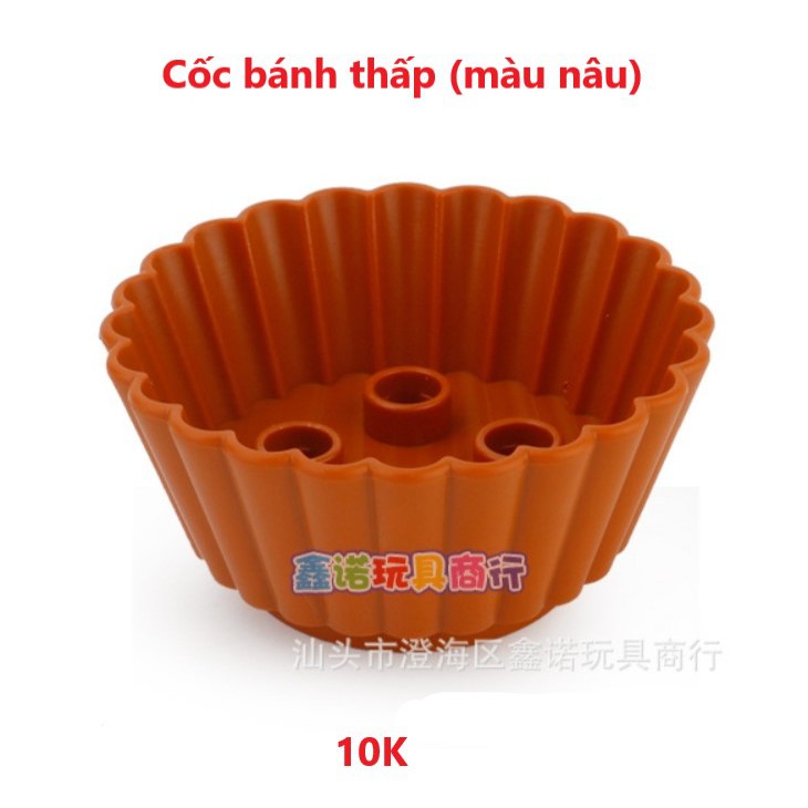 Hãng smo.neo - Các chi tiết bánh kem tương thích với Lego Duplo (nhóm 1)