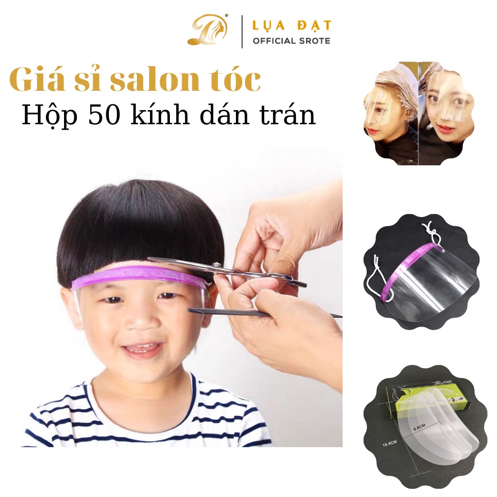 (SỈ SLL) [1 Hộp] Tấm Chắn Bảo Vệ Mặt Và Mắt Khi Cắt Tóc Và Làm Tóc Chuyên Dụng Cho Salon