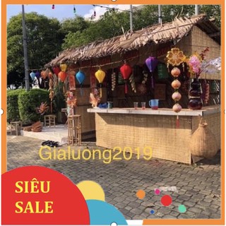[Tiểu cảnh nhà quê] Tấm mê bồ trang trí (màng tre)