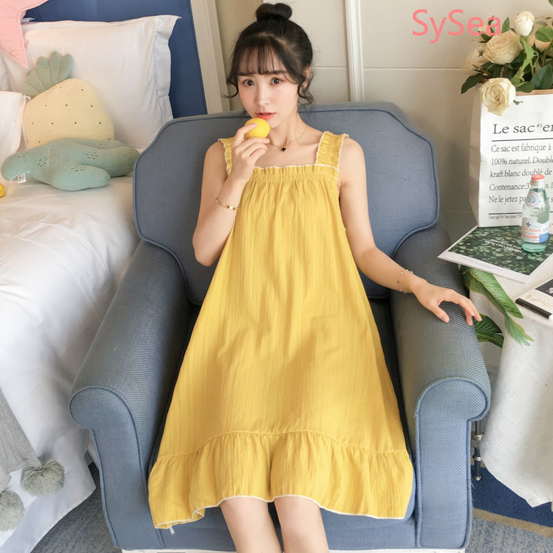 Đồ ngủ phong cách công chúa thời trang mùa hè cho học sinh