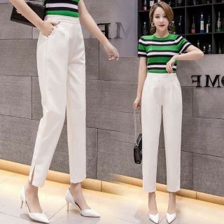 Quần baggy 🍓FREESHIP🍓 Quần baggy nữ sẻ tà sang chảnh,giảm ngay 20k khi nhập [QUAN NU]