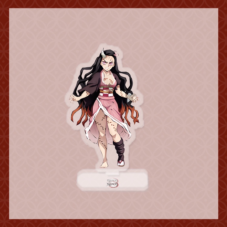 Giá Đỡ Bằng Acrylic Hình Anime Demon Slayer Kamado Tanjirou Agatsuma Zenitsu Hashibira Inosuke