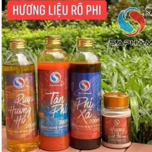 Hương liệu Phi xả - Tân Phi - Rượu Hương Hổ - Hương Phi Sapham Câu rô