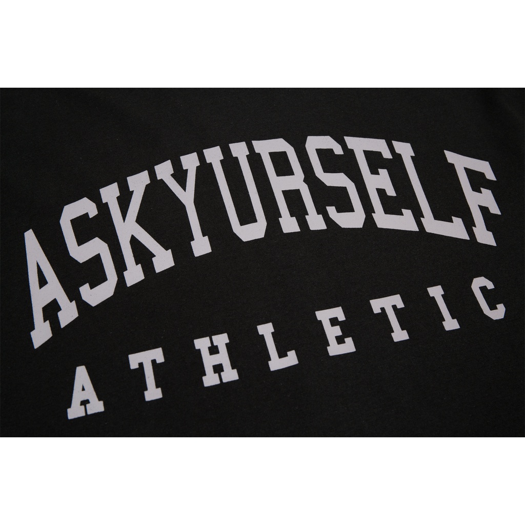 Askyurself AY letter loose T-shirt high street couple tide brand trend ins summer