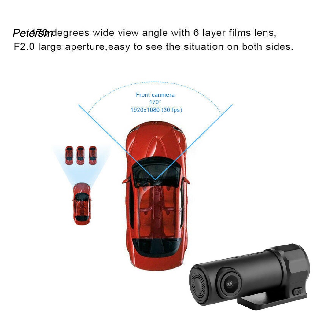 Camera ghi hình xoay 360 độ 1080P cho xe hơi | BigBuy360 - bigbuy360.vn