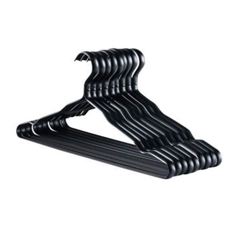 Set 10 Móc Phơi Quần Áo Bằng Hợp Kim Nhôm Không Biến Dạng Nặng Có Rãnh