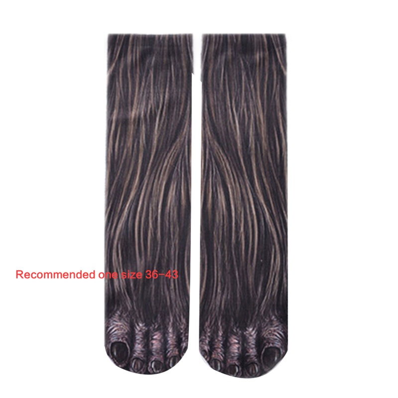 XIXI 1 Đôi Tất Chân In Hình Động Vật 3D Ngộ Nghĩnh Cho Nam Và Nữ