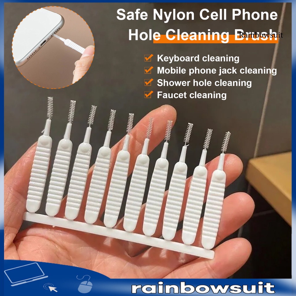 Set 10 Cọ Vệ Sinh Đa Năng Tiện Dụng Chất Lượng Cao