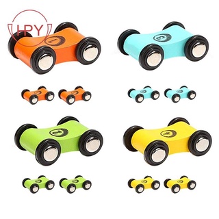 Bộ 12 xe đồ chơi bằng gỗ cho bé
