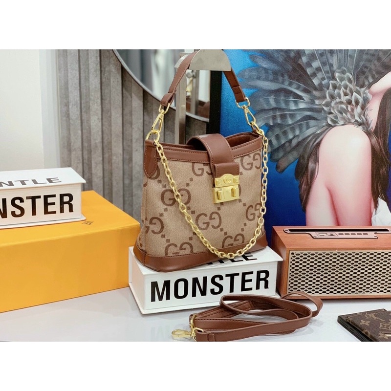 Túi gucci kẹp xách, xách tay, đeo chéo thời trang