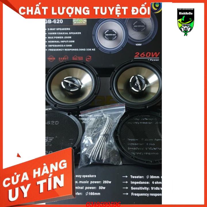 Loa Đồng Trục Loa Cánh Cửa Ô Tô GB VT-612 🚍️🏆️🎸️🎺️🎶️🎼- HAI ĐƯỜNG TIẾNG ÂM THANH, âm thanh siêu hay tích hợp tiếng tress.