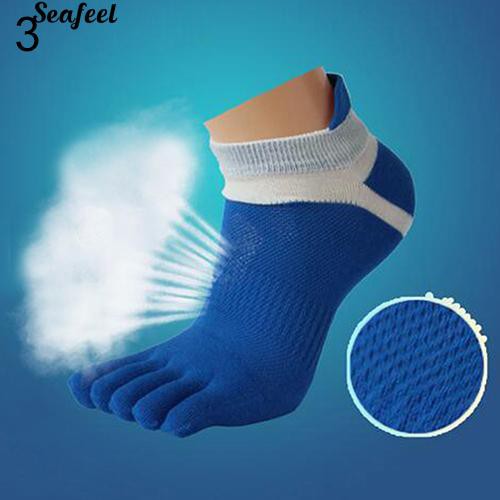 Tất thể thao cotton thoáng khí có 5 ngón dành cho nam