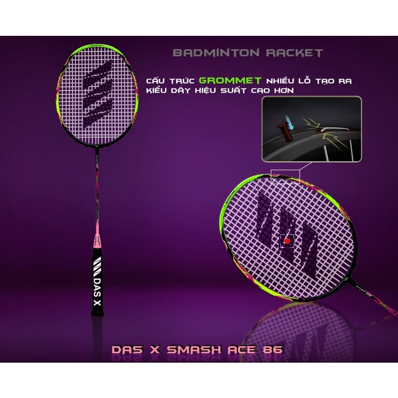 Vợt Cầu Lông Chính Hãng DAS X SMASH ACE 86
