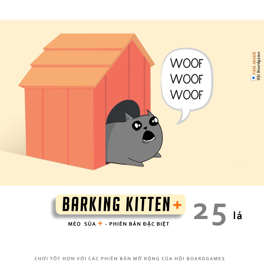 Bài Mèo Nổ mở rộng Mèo Sủa Barking Kittens 25 lá