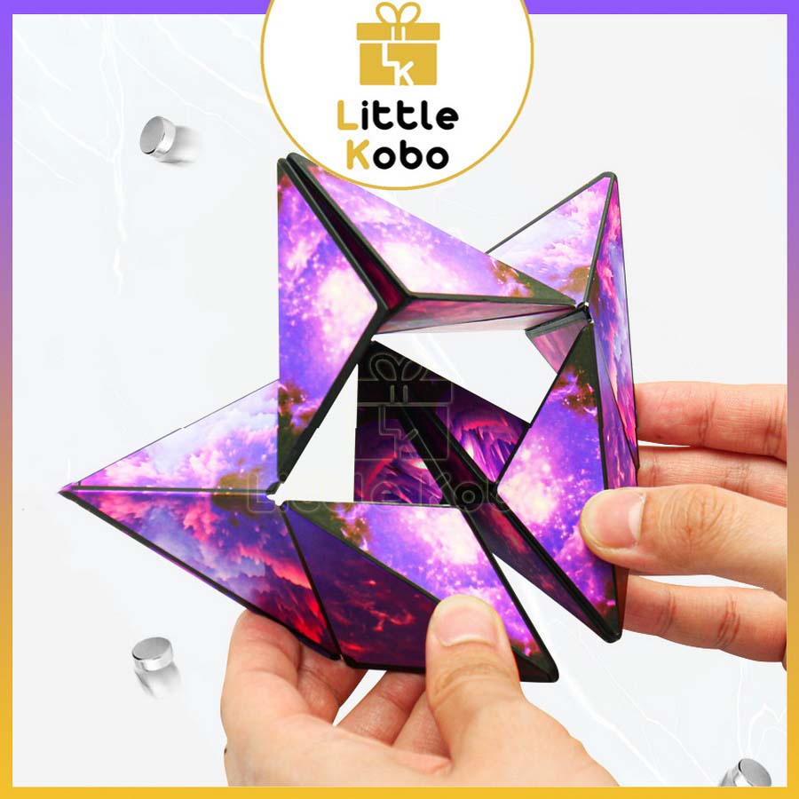 Khối Rubik Biến Hình 72 Hình Galaxy Có Nam Châm Magnetic Magic Cube Rubic Xếp Hình Học 3D Đồ Chơi Trí Tuệ Trẻ Em