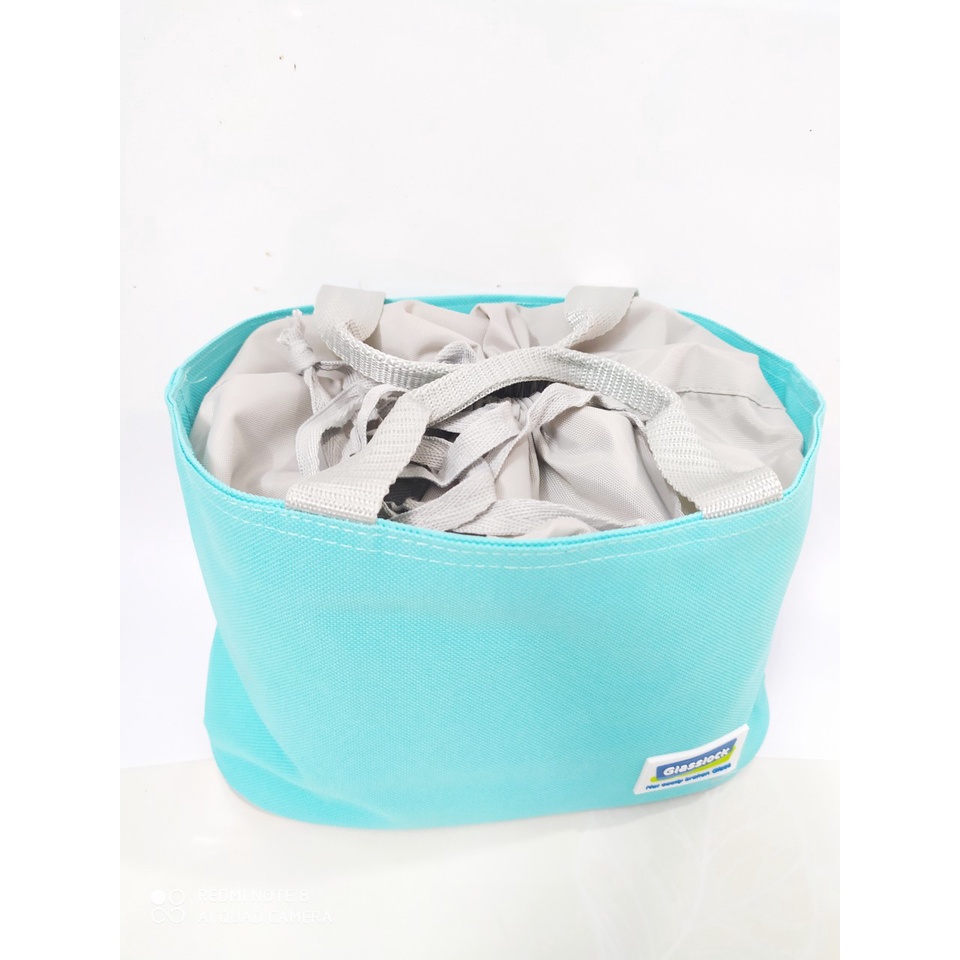 Bộ 2 Hộp Thủy Tinh Glasslock Lunch100 1000ml Và Túi Giữ Nhiệt