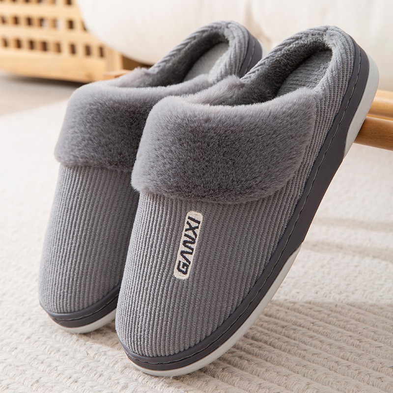 Dép Bông Đi Trong Nhà Siêu Ấm Chống Trơn Trượt Dành Cho Nam - Nữ