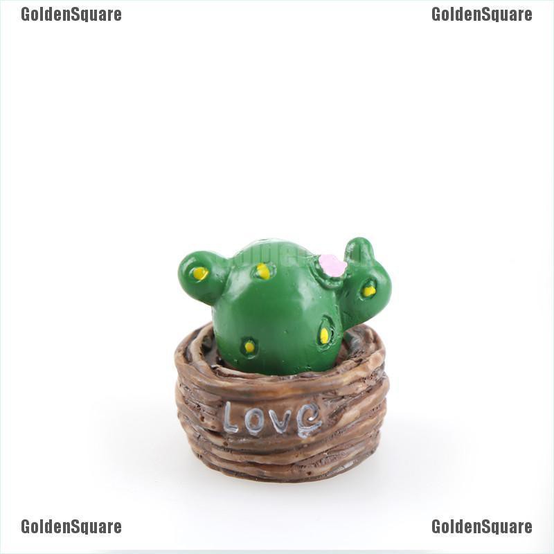 Set 4 Mô Hình Cây Cảnh Trang Trí Tiểu Cảnh Ferrari