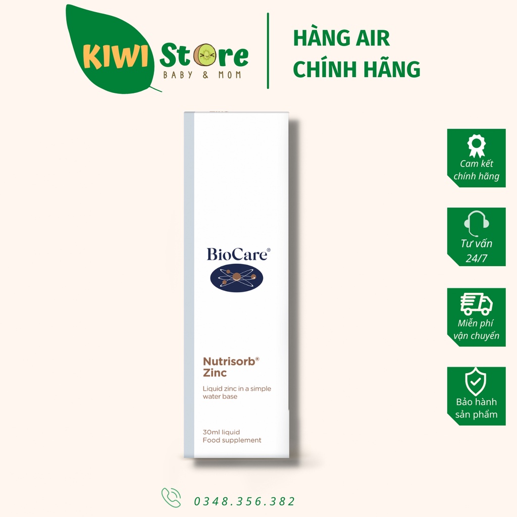 Kẽm nước BioCare cho bé từ sơ sinh ( 30ml )