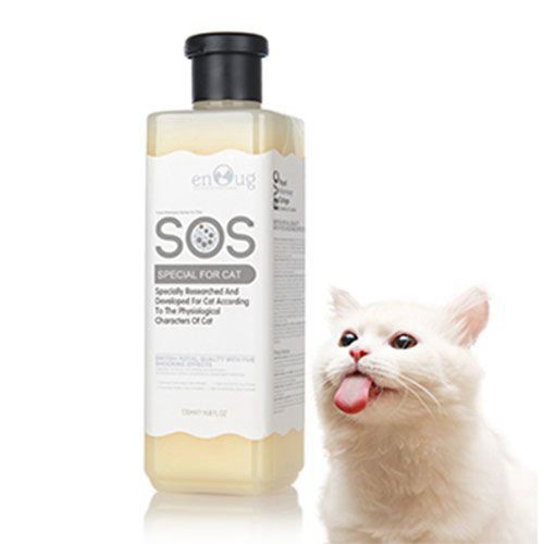 Sữa tắm chó mèo SOS 530ml, xà phòng tắm lông trắng mềm mượt, viêm da chính hãng kỳ nam Con Mèo Xiêm