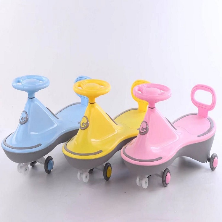 Xe lắc cho bé - Xe lắc chòi chân cao cấp cỡ đại có tựa lưng và đèn nhạc.
