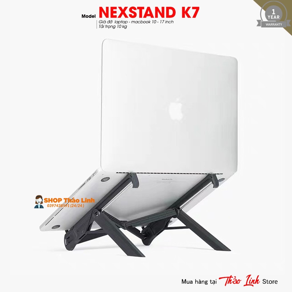 Giá Đỡ Laptop Macbook, Ipad Nexstand K7 10-15.6 inch, tản nhiệt cho máy tính