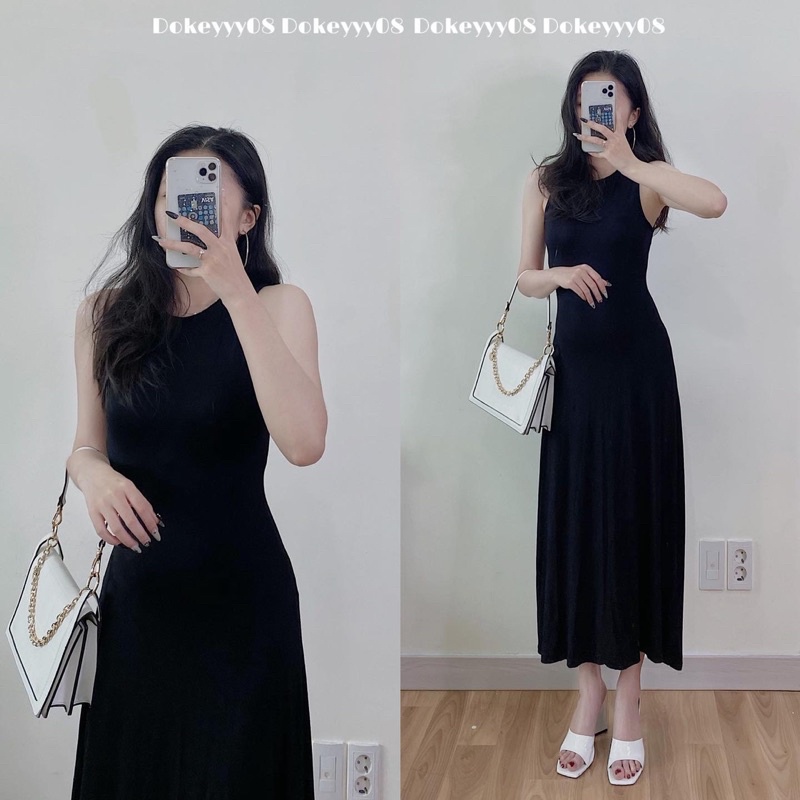 Váy body dáng dài thun lạnh 566