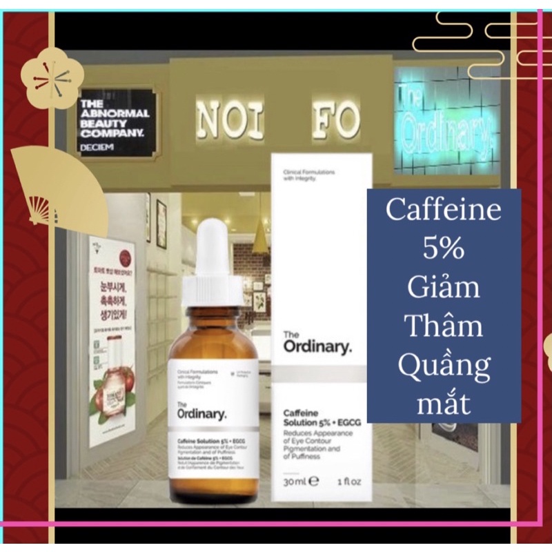 [𝓞𝓻𝓭𝓲𝓷𝓪𝓻𝔂]Serum giảm quầng thâm mắt Caffeine Solution 5%+EGC